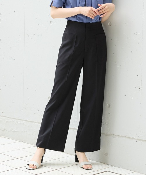 Andemiu(アンデミュウ)の「ポケットハイウエストパンツ576750(その他パンツ・レディース・ブラック/チャコールグレー/ブラウン・SMALL/MEDIUM)」の8枚目の写真