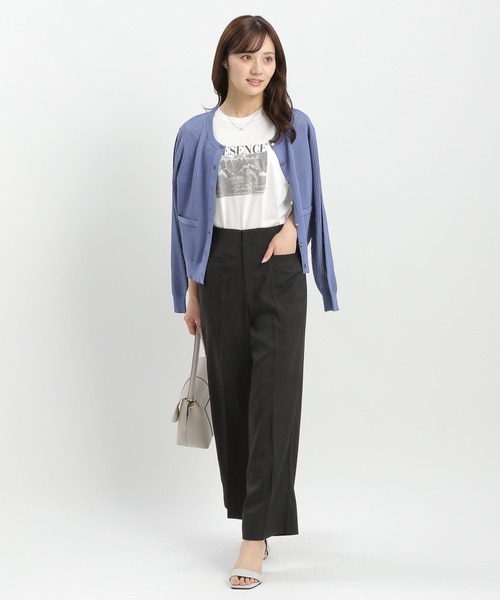 Andemiu(アンデミュウ)の「ポケットハイウエストパンツ576750(その他パンツ・レディース・ブラック/チャコールグレー/ブラウン・SMALL/MEDIUM)」の10枚目の写真