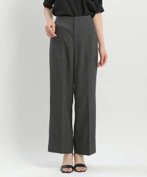 Andemiu(アンデミュウ)の「ポケットハイウエストパンツ576750(その他パンツ・レディース・ブラック/チャコールグレー/ブラウン・SMALL/MEDIUM)」の20枚目の写真