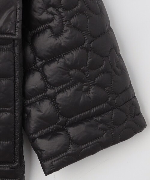 GANNI（ガニー）の「GANNI/ガニー Shiny Quilt Midi Jacket / W0343 / シャイニーキルトミディジャケット（ブルゾン・レディース・ブラック/ブラウン・SMALL）」の9枚目の写真