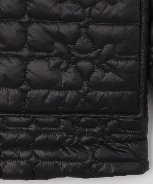GANNI（ガニー）の「GANNI/ガニー Shiny Quilt Midi Jacket / W0343 / シャイニーキルトミディジャケット（ブルゾン・レディース・ブラック/ブラウン・SMALL）」の10枚目の写真