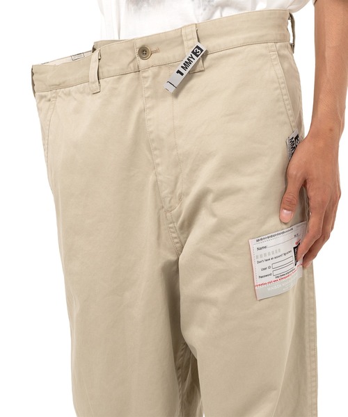 Maison MIHARA YASUHIRO(メゾンミハラヤスヒロ)の「Huge Layered Chino Pants(その他パンツ・メンズ・ベージュ/ダークグレー・48/44/46)」の15枚目の写真