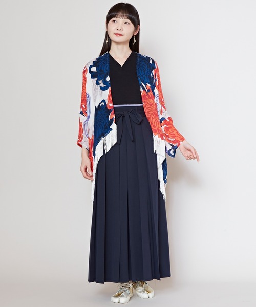 カヤ（カヤ）の「【カヤ】小夜 袴ならいスカート（スカート・レディース・スミクロ/ネイビー/グリーン・FREE）」の12枚目の写真