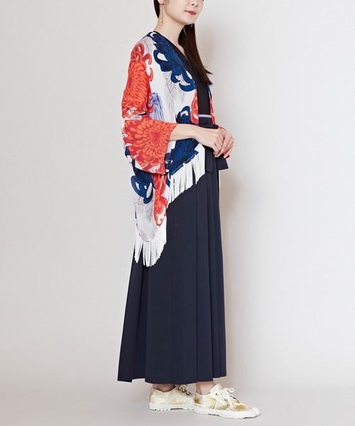 カヤ（カヤ）の「【カヤ】小夜 袴ならいスカート（スカート・レディース・スミクロ/ネイビー/グリーン・FREE）」の15枚目の写真