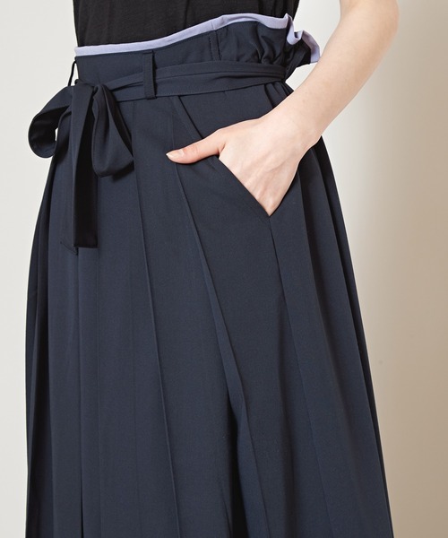 カヤ（カヤ）の「【カヤ】小夜 袴ならいスカート（スカート・レディース・スミクロ/ネイビー/グリーン・FREE）」の16枚目の写真