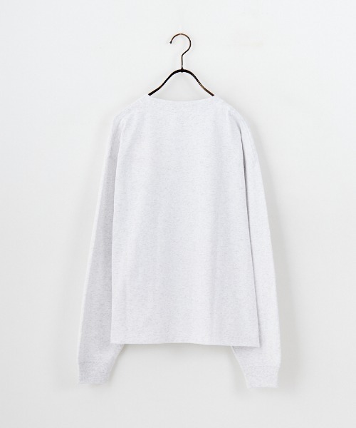 DANTON/ダントン] ワンポイントロゴ クルーネックロンT（Tシャツ