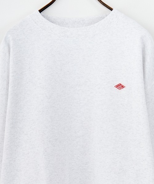 DANTON/ダントン] ワンポイントロゴ クルーネックロンT（Tシャツ
