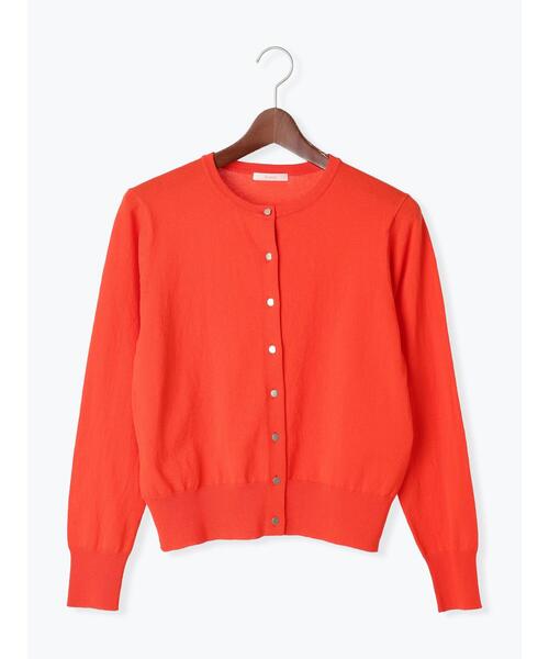 Te chichi(テチチ)の「ハイツイストコットンクルーカーディガン(カーディガン/ボレロ・レディース・ブラック/レッド/ネイビー/オフホワイト/シルバー・F)」の12枚目の写真