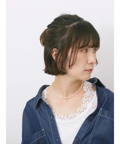 Samansa Mos2 blue(サマンサモスモスブルー)の「花レースタンク(Tシャツ/カットソー・レディース・オフホワイト/ブラック/サックスブルー・F)」の12枚目の写真