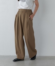 Lui's | 【セットアップ対応】2タックワイドパンツ(スラックス)