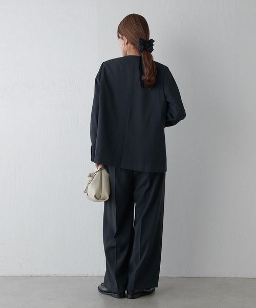 セットアップ対応】2タックワイドパンツ（スラックス）｜Lui's