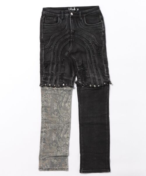 GUAPI/グアピ/Iron Grey Convertible Denim（デニムパンツ