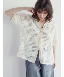 Ladder lace skipper shirt
