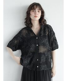 Ladder lace skipper shirt