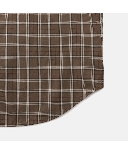 Timberland（ティンバーランド）の「ポプリン チェック シャツ メンズ（シャツ/ブラウス・メンズ・チョコ・X-LARGE/SMALL/MEDIUM/LARGE/XX-LARGE/X-SMALL）」の5枚目の写真