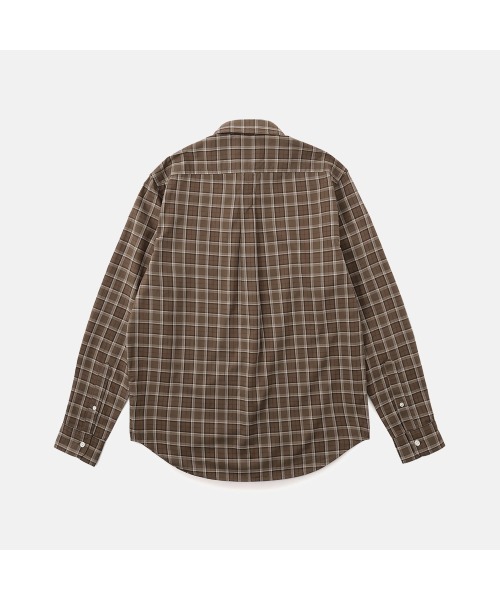 Timberland（ティンバーランド）の「ポプリン チェック シャツ メンズ（シャツ/ブラウス・メンズ・チョコ・X-LARGE/SMALL/MEDIUM/LARGE/XX-LARGE/X-SMALL）」の3枚目の写真