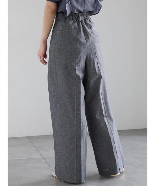 Te chichi（テチチ）の「シャンブレーワイドパンツ（その他パンツ・レディース・ブラック/ブルー・F）」の7枚目の写真