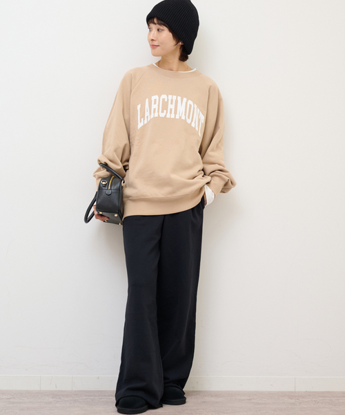 JOURNAL STANDARD relume(ジャーナルスタンダード レリューム)の「《追加11 / 新色》ワイドスウェットパンツ(スウェットパンツ・レディース・グレー/ブラウン/ブラック系その他/オートミール・FREE)」の5枚目の写真