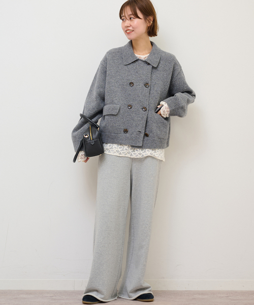 JOURNAL STANDARD relume(ジャーナルスタンダード レリューム)の「《追加11 / 新色》ワイドスウェットパンツ(スウェットパンツ・レディース・グレー/ブラウン/ブラック系その他/オートミール・FREE)」の16枚目の写真