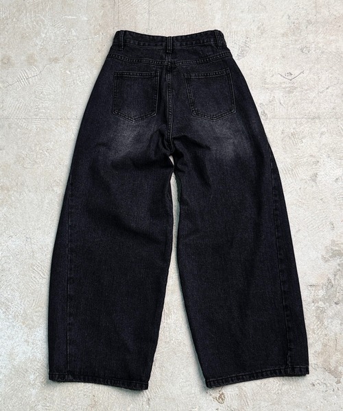 CALIFORNIA OUTFITTERS(カリフォルニア アウトフィッターズ)の「7A8 サイド切り替え ワイドデニムパンツ(デニムパンツ・メンズ・ブラック/ライトブルー/グレー/ブルー/ダークブルー・S/M/L/XL)」の7枚目の写真
