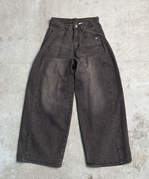 CALIFORNIA OUTFITTERS(カリフォルニア アウトフィッターズ)の「7A8 サイド切り替え ワイドデニムパンツ(デニムパンツ・メンズ・ブラック/ライトブルー/グレー/ブルー/ダークブルー・S/M/L/XL)」の9枚目の写真