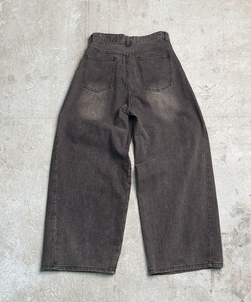 CALIFORNIA OUTFITTERS(カリフォルニア アウトフィッターズ)の「7A8 サイド切り替え ワイドデニムパンツ(デニムパンツ・メンズ・ブラック/ライトブルー/グレー/ブルー/ダークブルー・S/M/L/XL)」の10枚目の写真