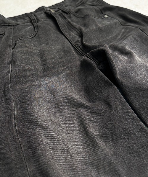 CALIFORNIA OUTFITTERS(カリフォルニア アウトフィッターズ)の「7A8 サイド切り替え ワイドデニムパンツ(デニムパンツ・メンズ・ブラック/ライトブルー/グレー/ブルー/ダークブルー・S/M/L/XL)」の11枚目の写真