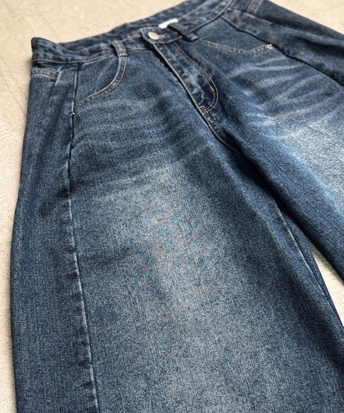 CALIFORNIA OUTFITTERS(カリフォルニア アウトフィッターズ)の「7A8 サイド切り替え ワイドデニムパンツ(デニムパンツ・メンズ・ブラック/ライトブルー/グレー/ブルー/ダークブルー・S/M/L/XL)」の14枚目の写真