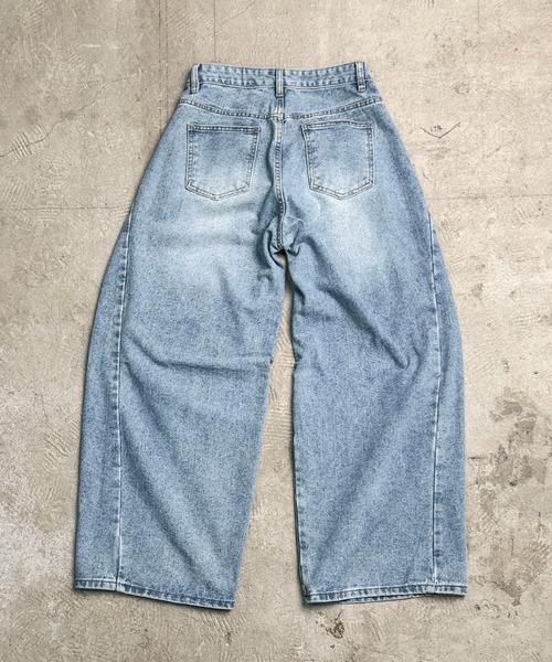 CALIFORNIA OUTFITTERS(カリフォルニア アウトフィッターズ)の「7A8 サイド切り替え ワイドデニムパンツ(デニムパンツ・メンズ・ブラック/ライトブルー/グレー/ブルー/ダークブルー・S/M/L/XL)」の19枚目の写真