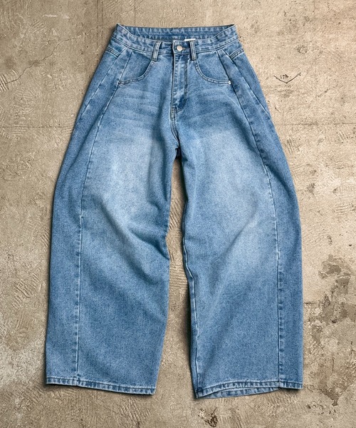 CALIFORNIA OUTFITTERS(カリフォルニア アウトフィッターズ)の「7A8 サイド切り替え ワイドデニムパンツ(デニムパンツ・メンズ・ブラック/ライトブルー/グレー/ブルー/ダークブルー・S/M/L/XL)」の15枚目の写真