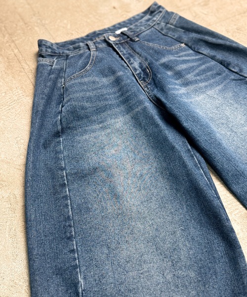 CALIFORNIA OUTFITTERS(カリフォルニア アウトフィッターズ)の「7A8 サイド切り替え ワイドデニムパンツ(デニムパンツ・メンズ・ブラック/ライトブルー/グレー/ブルー/ダークブルー・S/M/L/XL)」の17枚目の写真