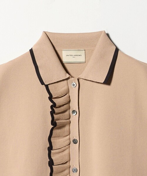 UNITED ARROWS（ユナイテッドアローズ）の「ミニマル フリル ベスト（ベスト・レディース・オフホワイト/ネイビー/ブラック/ダークグレー/ベージュ・FREE）」の21枚目の写真