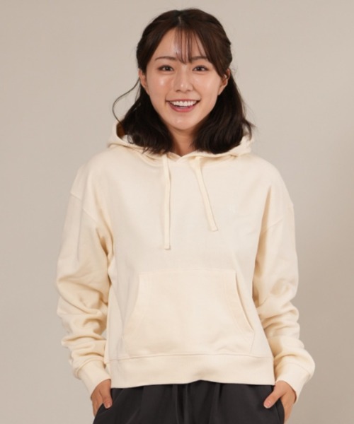 ムラサキスポーツ(ムラサキスポーツ)の「RIKKA FEMME/リッカファム フーディー ワンポイント刺繍 RF25FW17(パーカー・レディース・レッド/アイボリー/グレー・FREE)」の2枚目の写真
