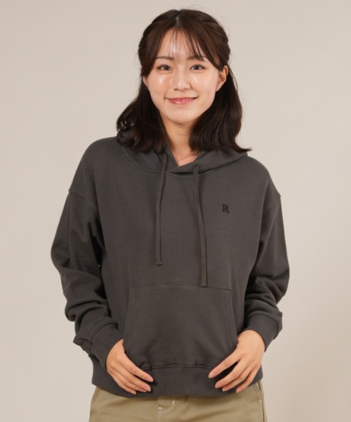 ムラサキスポーツ(ムラサキスポーツ)の「RIKKA FEMME/リッカファム フーディー ワンポイント刺繍 RF25FW17(パーカー・レディース・レッド/アイボリー/グレー・FREE)」の16枚目の写真
