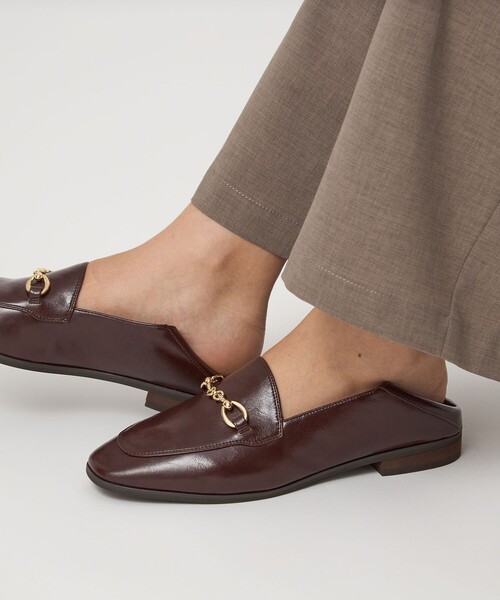 【極美品】グリーンレーベルリラクシング　ローファー 茶色ブラウン27cm セール】2WAY ビット ローファー- 撥水 -（ローファー）｜green label