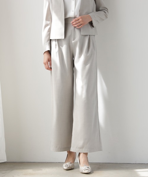 DRESS PLUS(ドレスプラス)の「きれいめ楽ちんワイドパンツ(その他パンツ・レディース・ブラック/サンドグレー・L/S/M)」の22枚目の写真