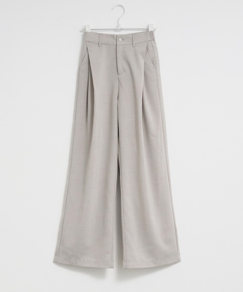 DRESS PLUS(ドレスプラス)の「きれいめ楽ちんワイドパンツ(その他パンツ・レディース・ブラック/サンドグレー・L/S/M)」の7枚目の写真
