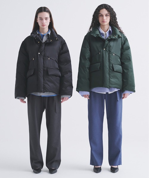 CULLNI（クルニ）の「High Count Taffeta Removable Sleeve Down Jacket（ダウンジャケット/コート・メンズ・グリーン/ブラック・1/2/0）」の3枚目の写真