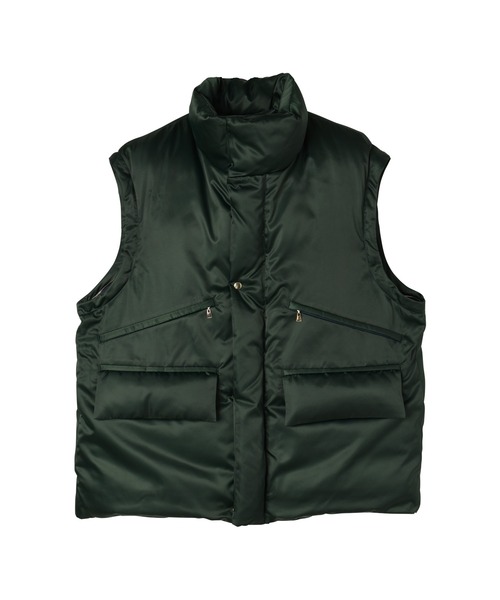 CULLNI（クルニ）の「High Count Taffeta Removable Sleeve Down Jacket（ダウンジャケット/コート・メンズ・グリーン/ブラック・1/2/0）」の6枚目の写真
