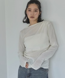 feepur | フロッキータックシアーロンTee(Tシャツ/カットソー)