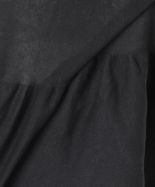 Spick & Span(スピックアンドスパン)の「《追加2》手洗い可 / ギマコットンフレンチスリーブプルオーバー(ニット/セーター・レディース・ベージュ系その他/ブルー/ブラック・FREE)」の15枚目の写真