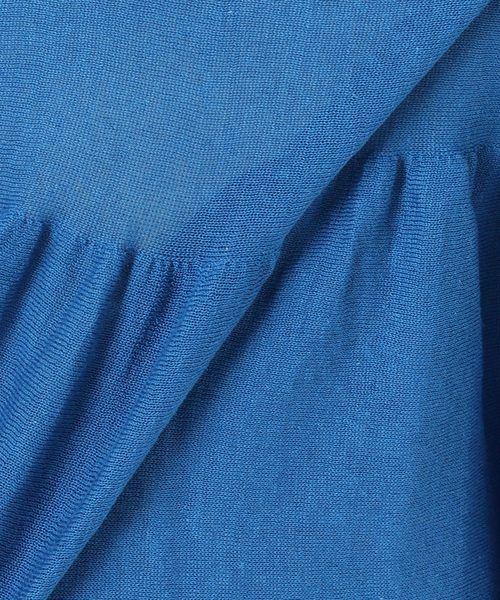 Spick & Span(スピックアンドスパン)の「《追加2》手洗い可 / ギマコットンフレンチスリーブプルオーバー(ニット/セーター・レディース・ベージュ系その他/ブルー/ブラック・FREE)」の19枚目の写真
