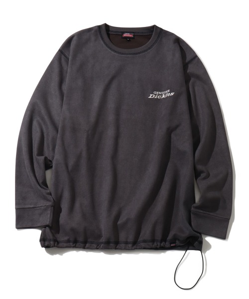 Dickies(ディッキーズ)の「【GENUINE DICKIES/ジェニュインディッキーズ】ツイルポリスエード ドロスト プルオーバー(スウェット・メンズ・ブルー/アイボリー/ダークグリーン/スミクロ・M/XL/L)」の12枚目の写真