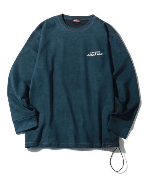 Dickies(ディッキーズ)の「【GENUINE DICKIES/ジェニュインディッキーズ】ツイルポリスエード ドロスト プルオーバー(スウェット・メンズ・ブルー/アイボリー/ダークグリーン/スミクロ・M/XL/L)」の14枚目の写真