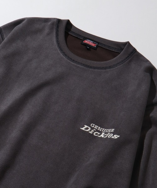 Dickies(ディッキーズ)の「【GENUINE DICKIES/ジェニュインディッキーズ】ツイルポリスエード ドロスト プルオーバー(スウェット・メンズ・ブルー/アイボリー/ダークグリーン/スミクロ・M/XL/L)」の20枚目の写真