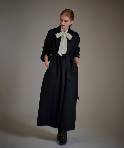 LOULOU WILLOUGHBY】MTRカシミヤロングコート（チェスターコート