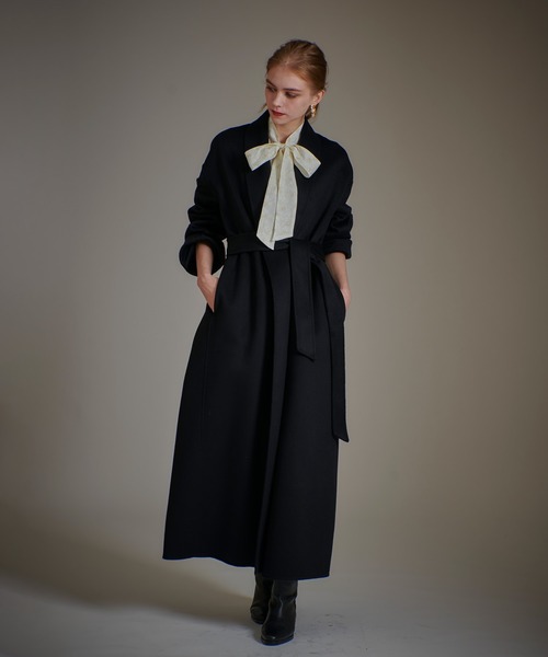 LOULOU WILLOUGHBY】MTRカシミヤロングコート（チェスターコート