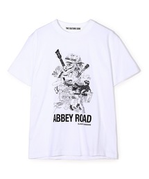 【THE CULTURE CODE x Klaus Voormann x MEN'S BIGI / ザ・カルチャーコード x クラウス・フォアマン x メンズビギ】 別注プリントTシャツ＜Abbey Road＞