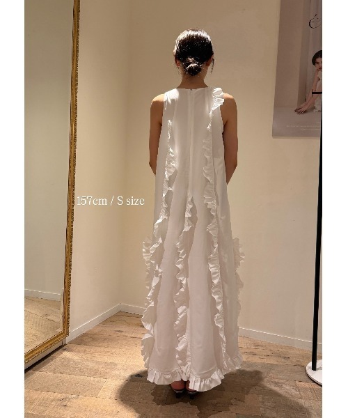 NOTREemor（ノートルエモア）の「ruffled wave frill dress