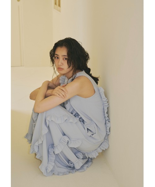 NOTREemor（ノートルエモア）の「ruffled wave frill dress